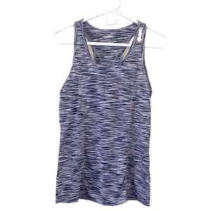 🌸 Reebok racerback tank top black and white size small